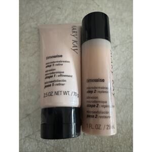 MARY KAY Timewise Microdermabrasion Set ~ Step 1 Refine Step 2 Replenish NOS